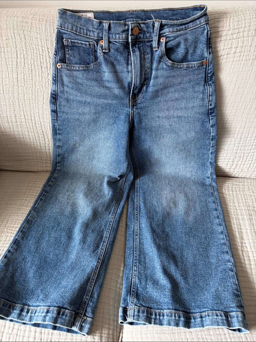 GAP 26P Stride high rise ankle jeans